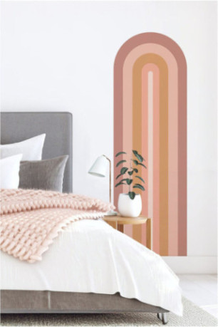Sticker mural décoratif - Multicolore