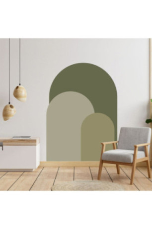 Sticker mural décoratif - Multicolore