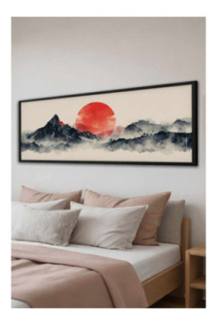 Tableau encadré décoratif - Multicolore