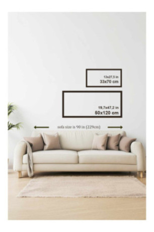 Tableau encadré décoratif - Multicolore