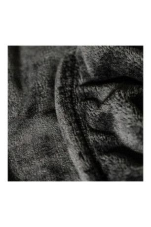 Plaid en flanelle Floss Solid Blanket Noir - 150x200cm