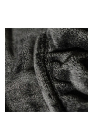 Plaid Floss Solid Noir - 220x200cm