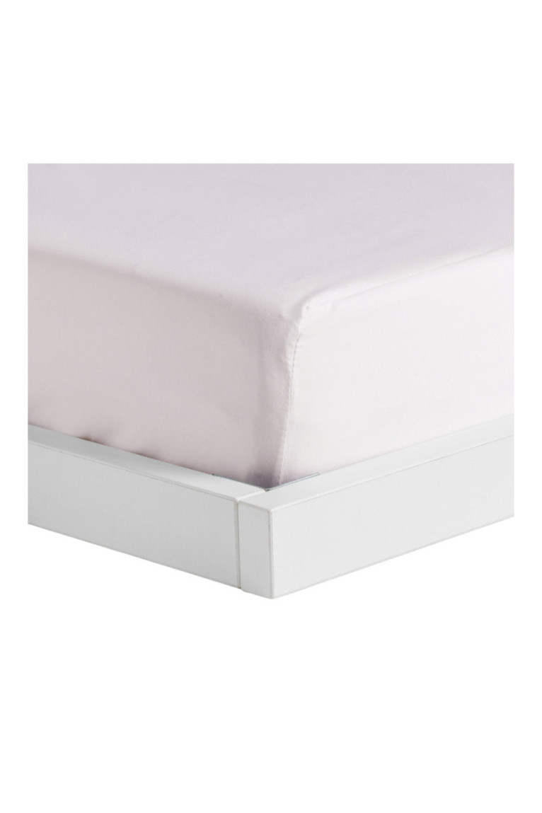 Drap-housse Micros Rose clair - 90x200x25cm