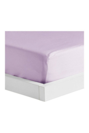 Drap-housse Micros Violet clair - 200x220x25cm