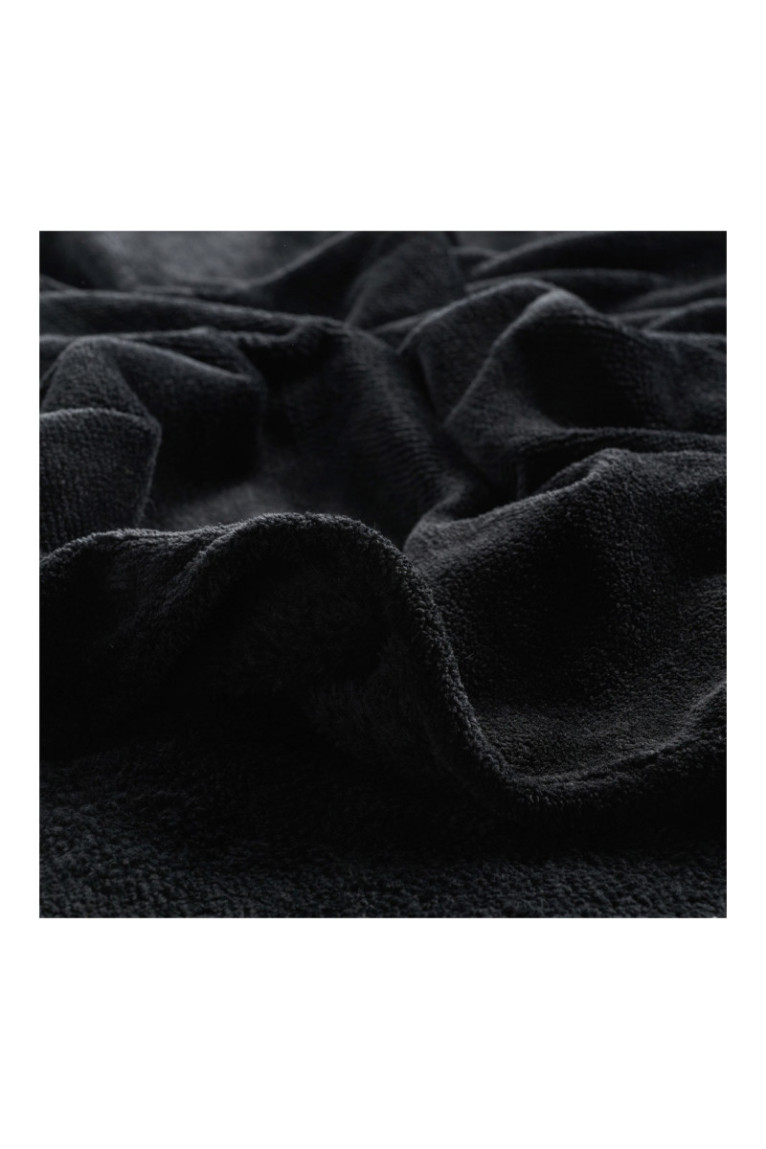 Couverture polaire Abila Jacquard Noir - 150x200cm