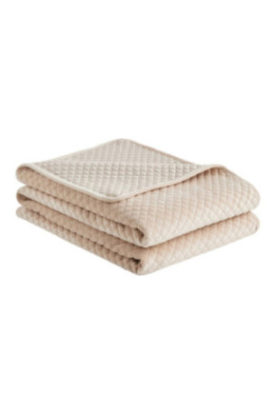 Couvre-lit Plums Solid Beige - 200x220cm