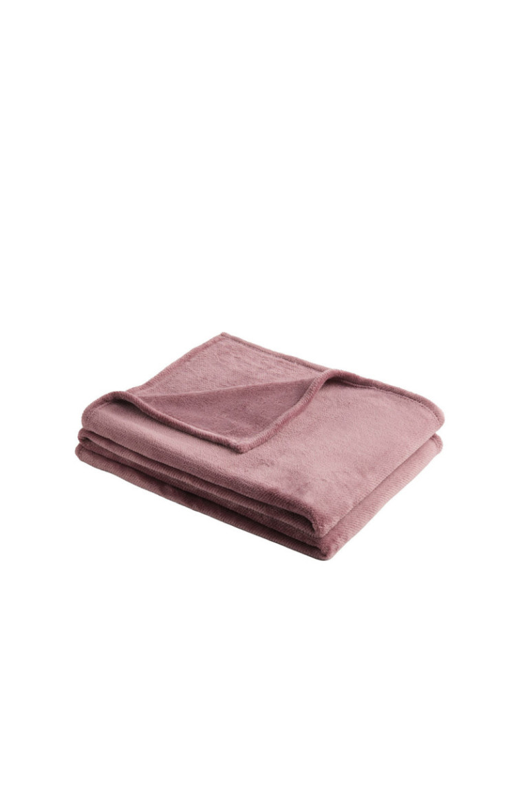 Couverture polaire Abila Jacquard Violet - 150x200cm