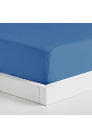 Drap-housse Micros Bleu - 160x200x25cm