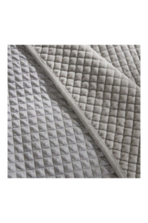 Couvre-lit Plums Solid Gris clair - 200x220cm