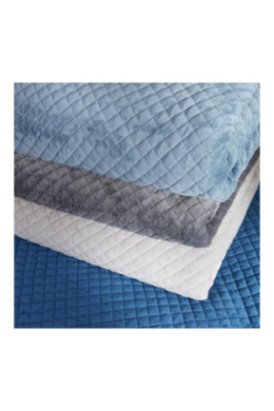 Dessus de lit Plums Solid Gris foncé - 200x220cm