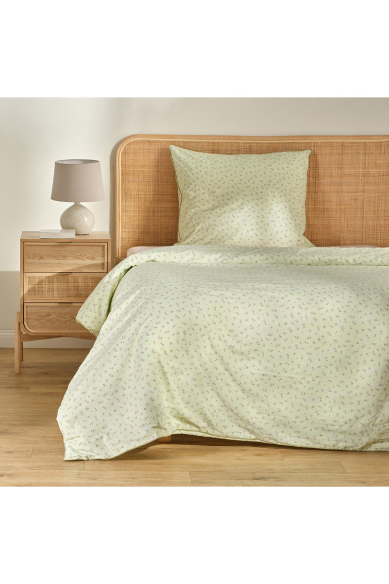 Parure de lit Avis Vert clair - 140x200cm