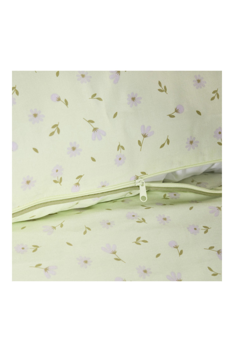 Parure de lit Avis Vert clair - 140x200cm