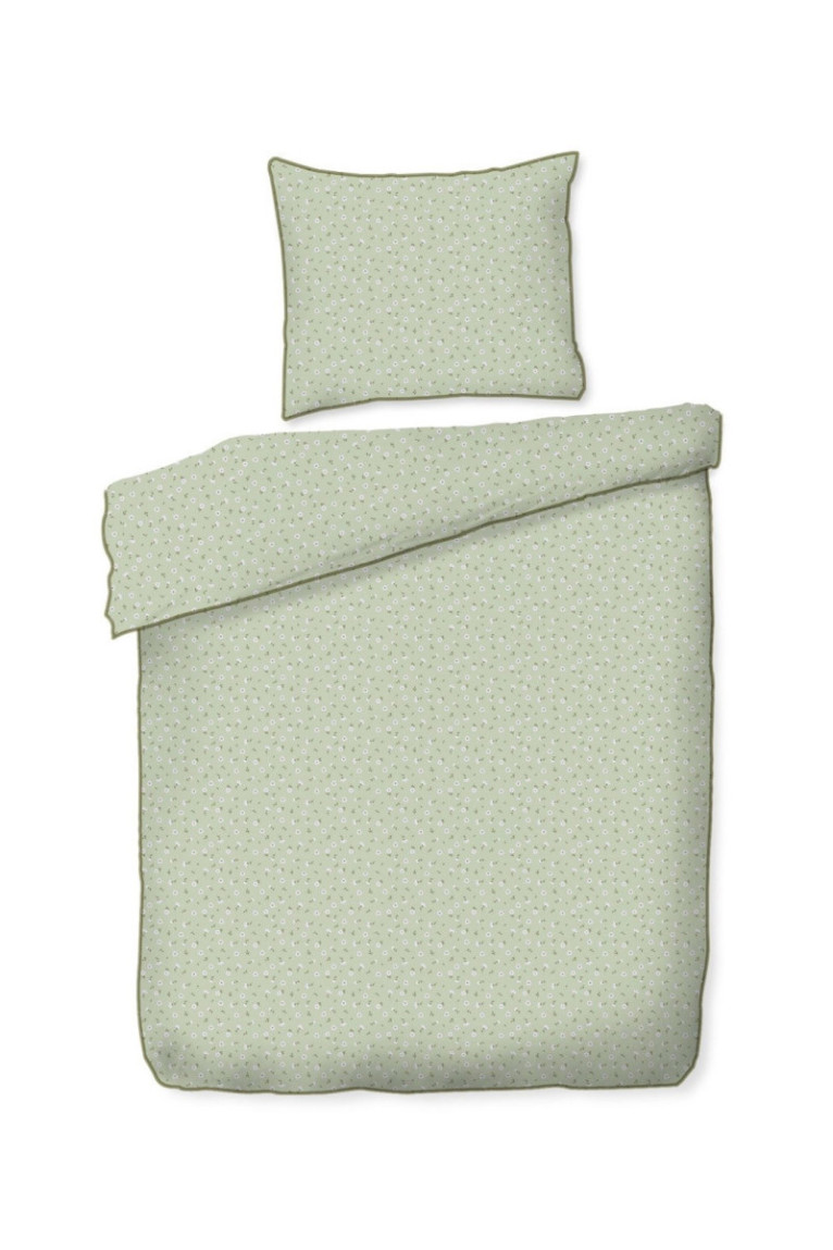 Parure de lit Avis Vert clair - 140x200cm