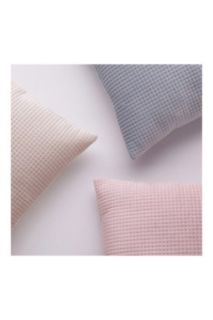 Housse de coussin unie Pontoso Rose - 45x45cm