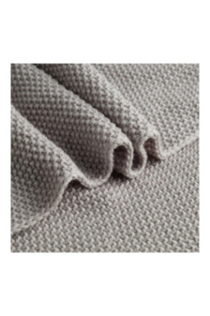 Couverture Zoltane Gris clair - 130x170cm