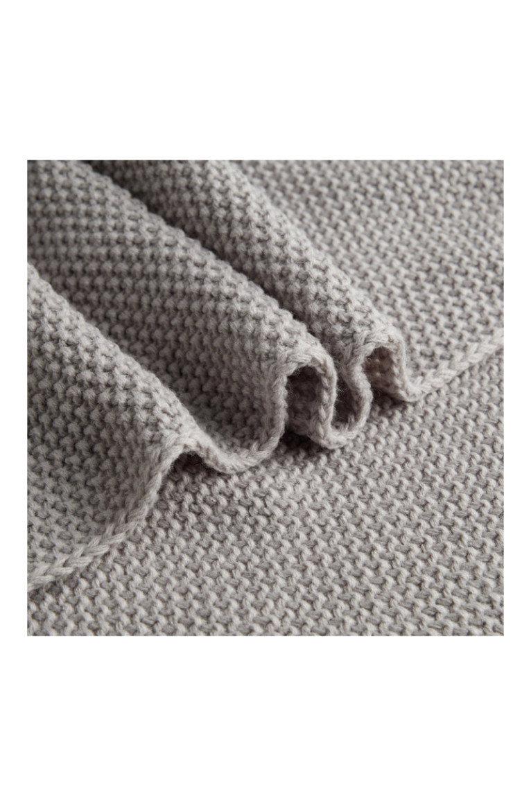 Couverture Zoltane Gris clair - 130x170cm