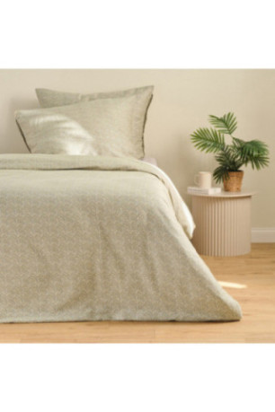 Linge de lit Descemer Beige gris - 160x200cm