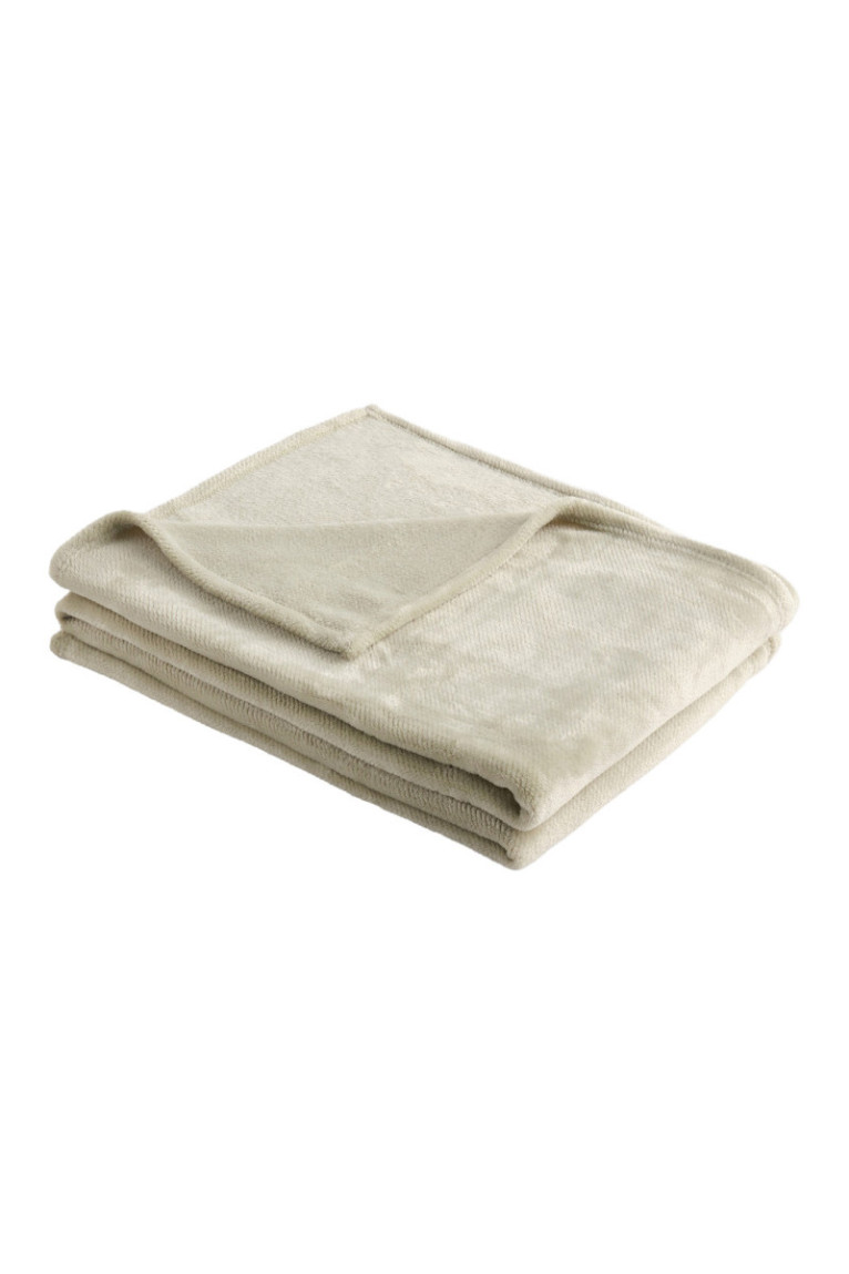 Couverture polaire Abila Jacquard Solid Sauge - 150x200cm