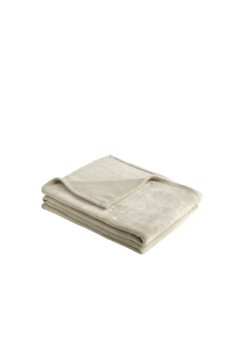 Couverture polaire Abila Jacquard Solid Sauge - 150x200cm