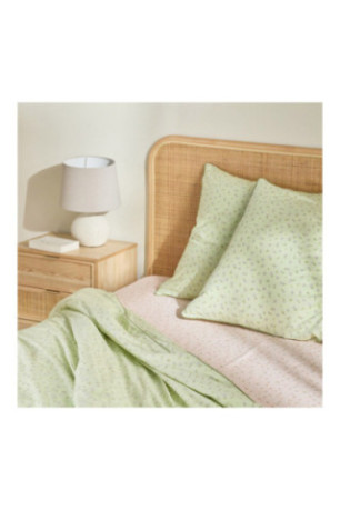 Parure de lit Avis Vert clair - 160x200cm