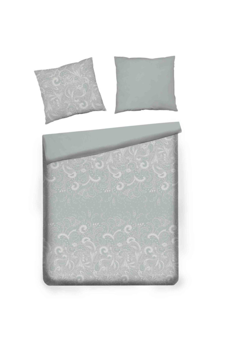 Parure de lit Dochelli Gris clair - 160x200cm