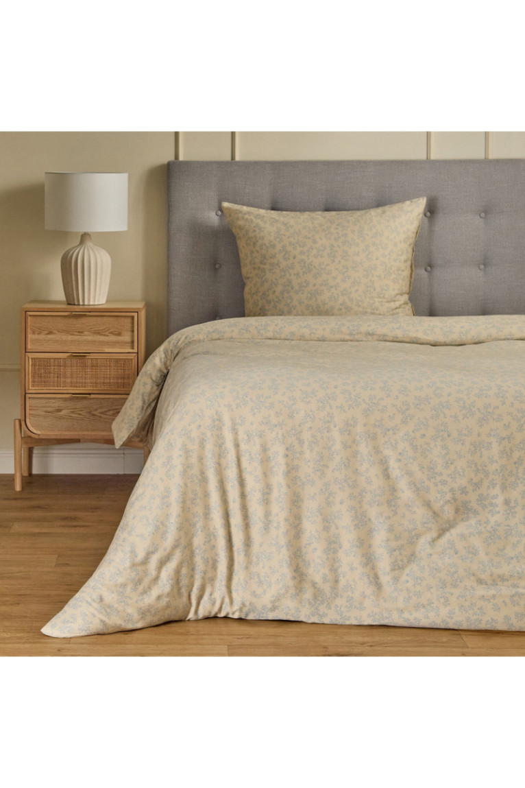 Parure de lit Rosmarin Beige clair - 140x200cm