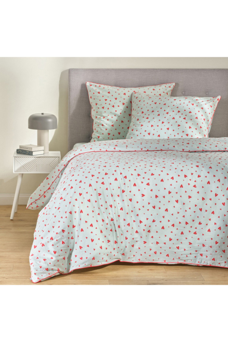 Parure de lit Malorina Turquoise clair - 200x220cm