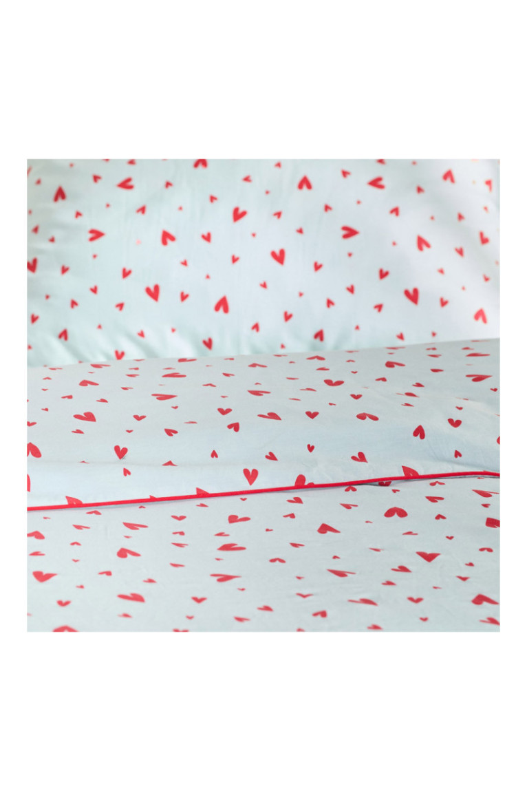 Parure de lit Malorina Turquoise clair - 200x220cm