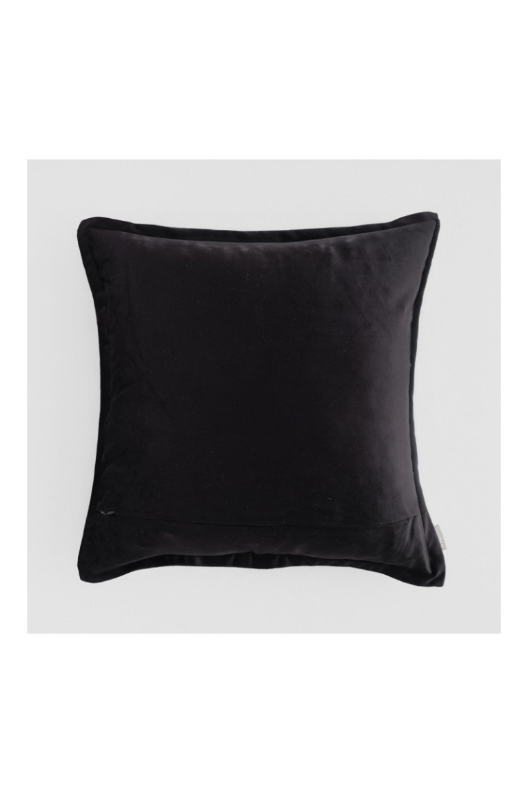 Housse de coussin décorative Purrpot Noire - 45x45cm