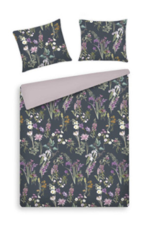 Parure de lit Henwick Violet - 160x200cm