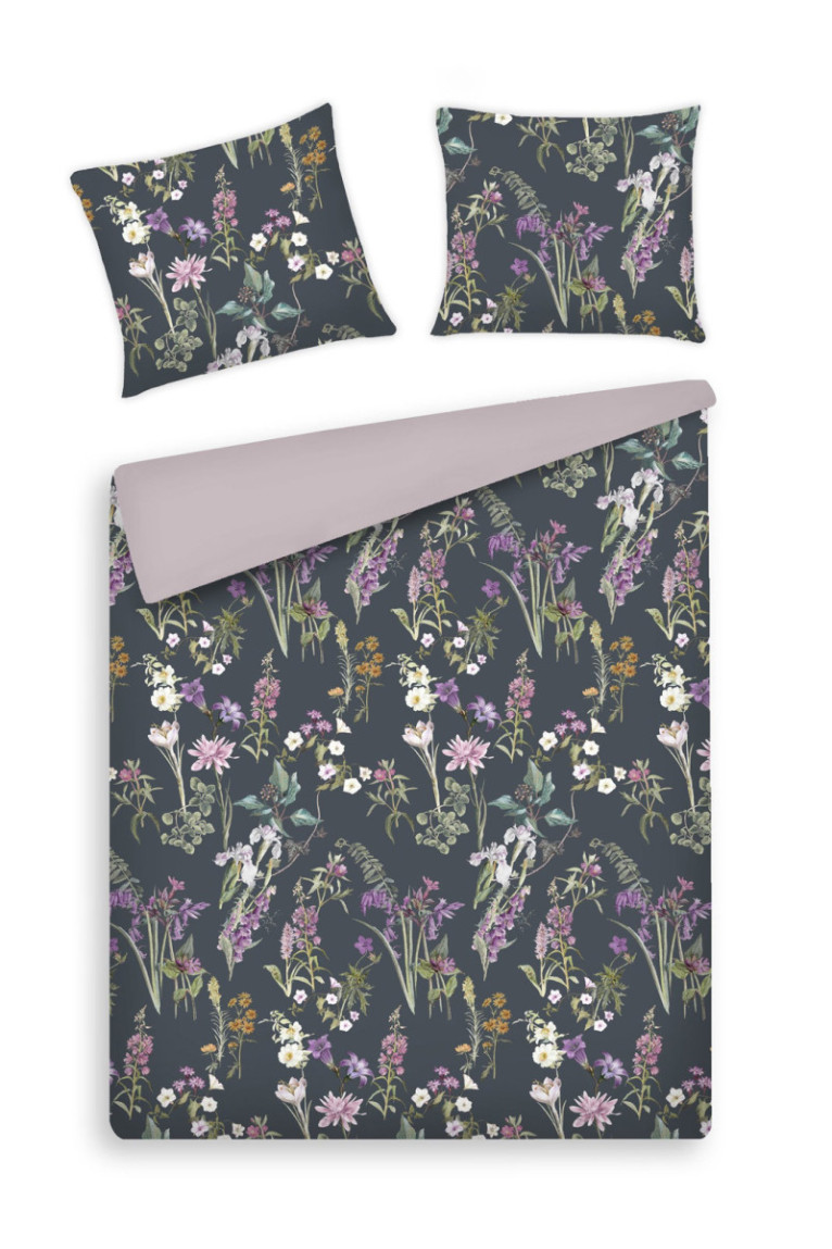 Parure de lit Henwick Violet - 160x200cm