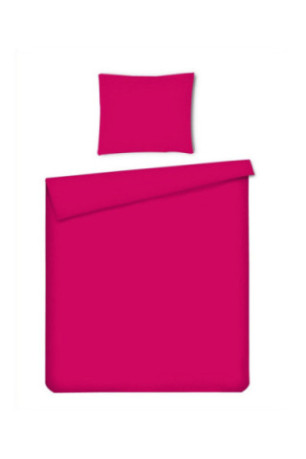 Parure de lit Micros Solid Fuchsia - 140x200cm