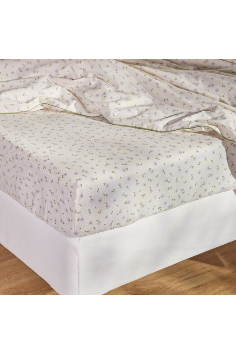 Drap-housse Avis Écru - 160x200x25cm