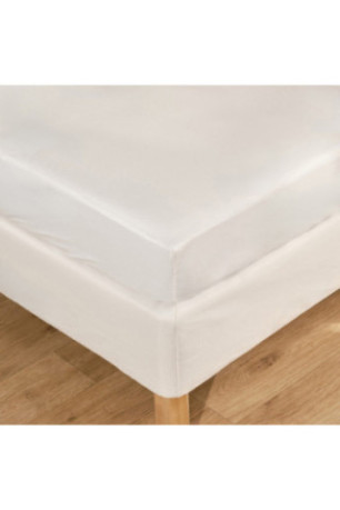 Drap-housse Beddis Blanc - 140x200x25cm