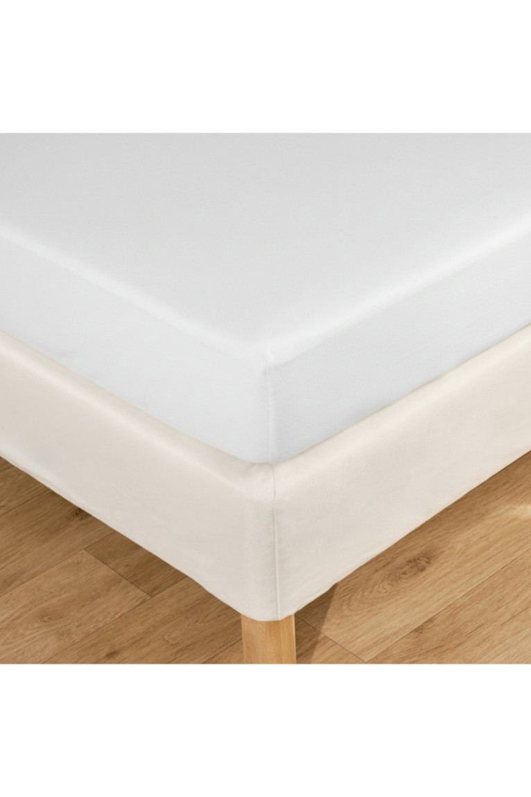 Drap-housse Tuleta Blanc - 200x220x35cm
