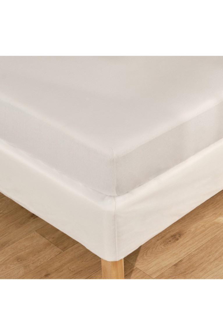 Drap-housse Tuleta Gris clair - 200x220x35cm