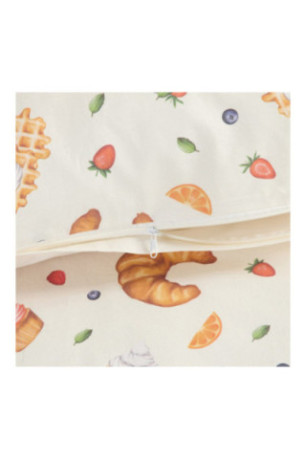 Parure de lit Brunchery Beige clair - 160x200cm