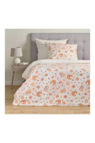 Parure de lit Brunchery Beige clair - 160x200cm