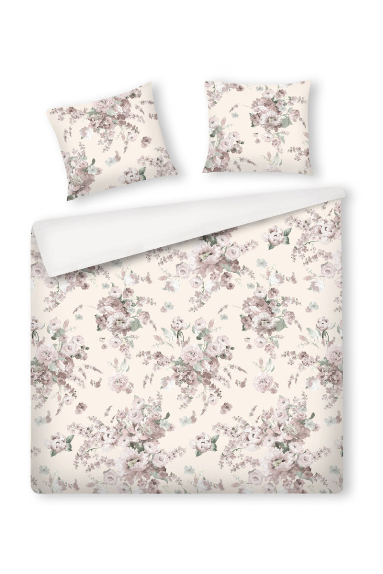 Parure de lit LUCYFIORA Beige clair - 160x200cm