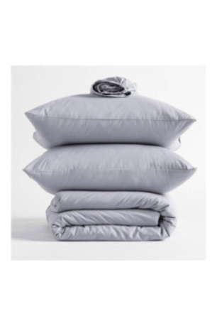 Parure de lit Micros Solid Gris clair - 200x220cm