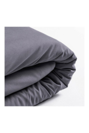 Parure de lit Micros Solid Gris - 140x200cm