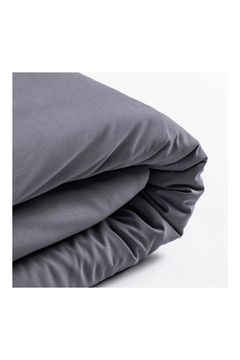Parure de lit Micros Solid Gris - 140x200cm