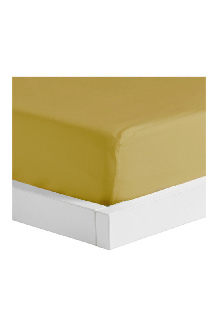 Drap-housse Micros Vert clair - 180x200x25cm