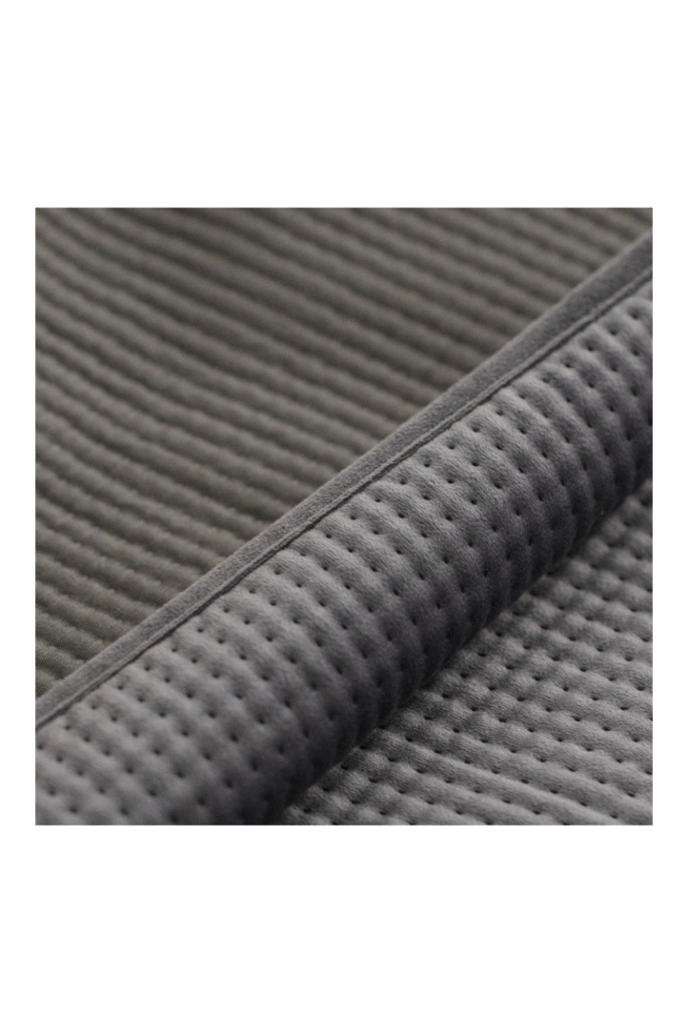 Couvre-lit Pontoso Gris foncé - 200x220cm