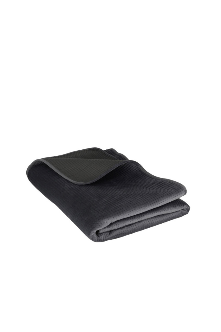 Couvre-lit Pontoso Gris foncé - 200x220cm