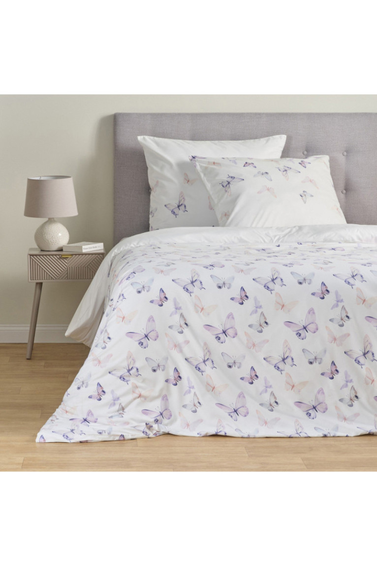 Parure de lit Nelina Blanc - 160x200cm
