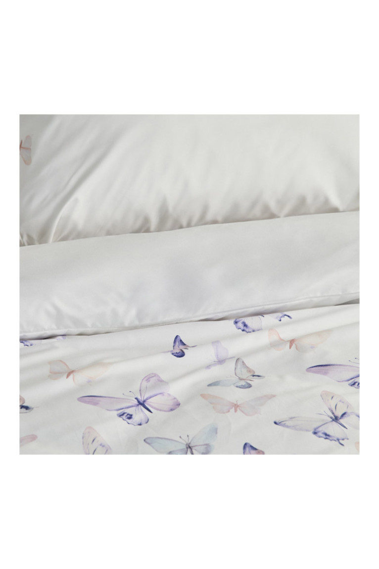Parure de lit Nelina Blanc - 160x200cm