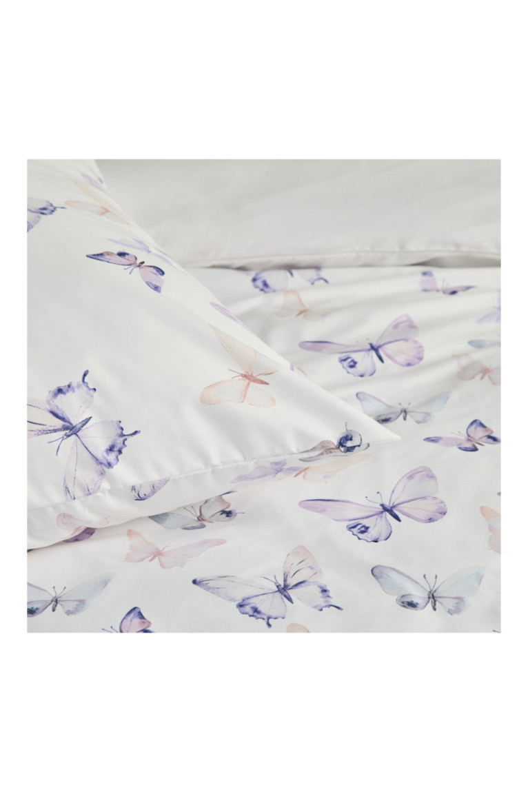 Parure de lit Nelina Blanc - 160x200cm
