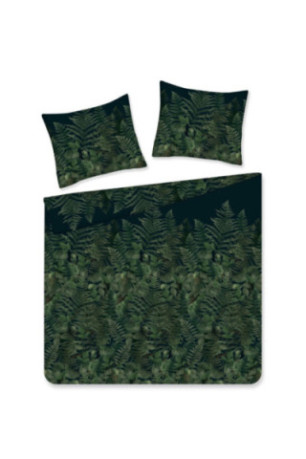 Parure de lit Pesiso Vert foncé - 200x220cm