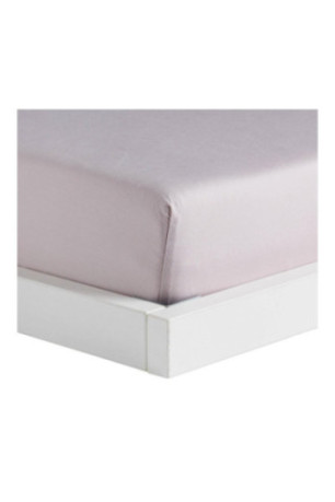 Drap-housse Satinette Rose clair - 140x200x25cm